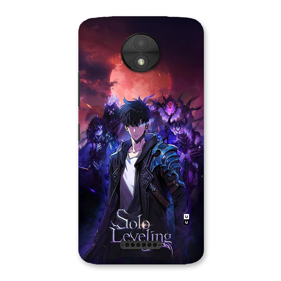 Jinwoo With Knights Back Case for Moto C