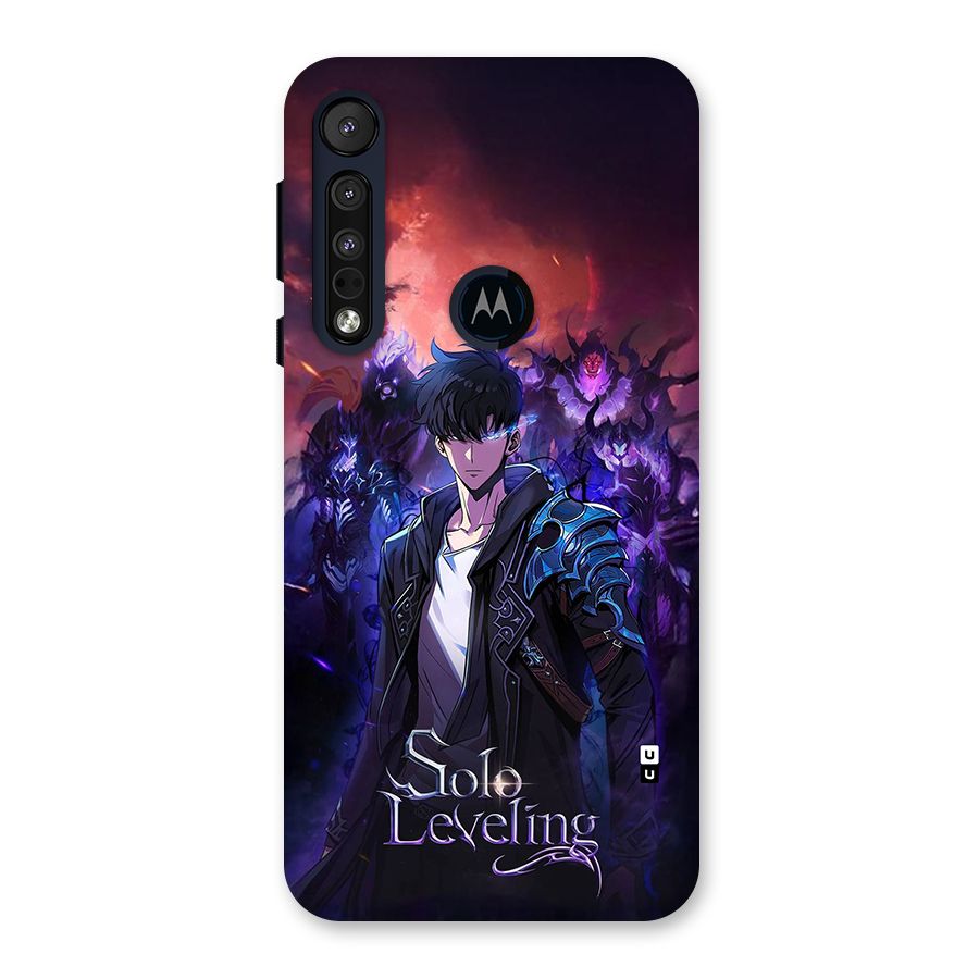 Jinwoo With Knights Back Case for Motorola One Macro