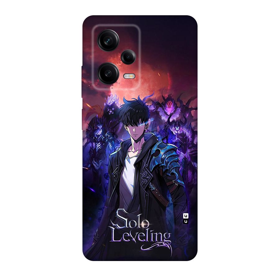 Jinwoo With Knights Back Case for Redmi Note 12 Pro
