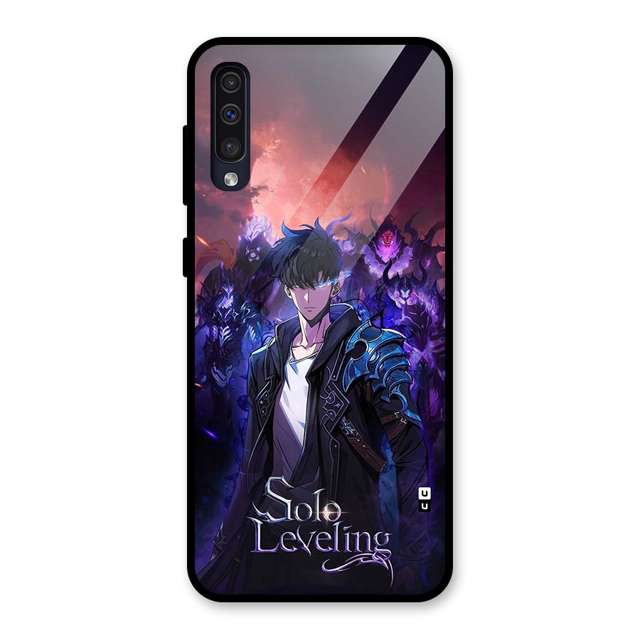 Jinwoo With Knights Glass Back Case for Galaxy A50s