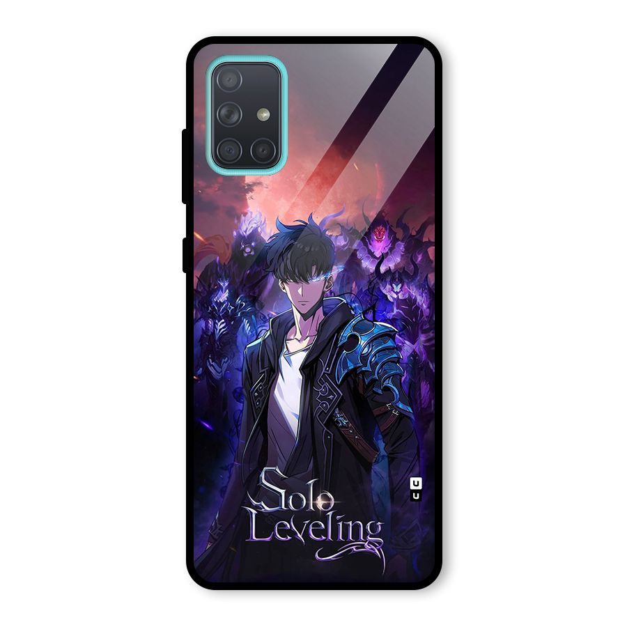 Jinwoo With Knights Glass Back Case for Galaxy A71