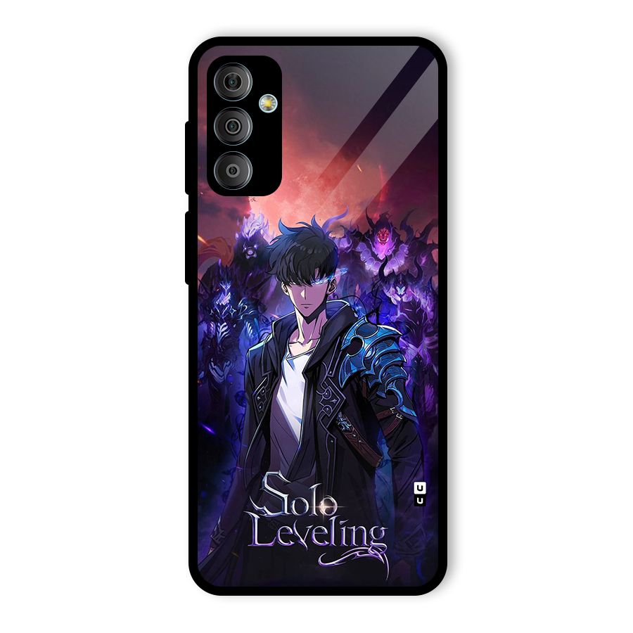 Jinwoo With Knights Glass Back Case for Galaxy F23