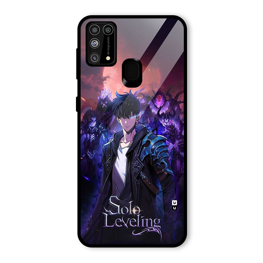 Jinwoo With Knights Glass Back Case for Galaxy F41