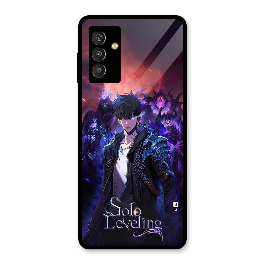 Jinwoo With Knights Glass Back Case for Galaxy M13