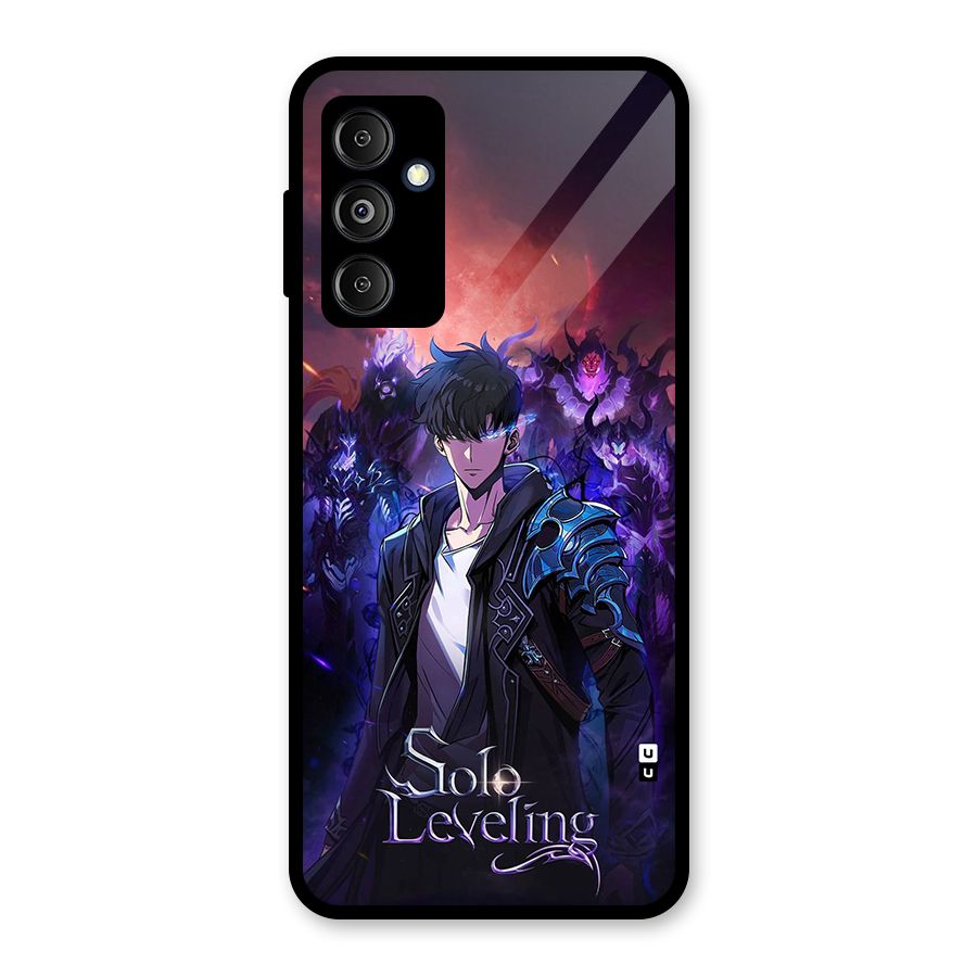 Jinwoo With Knights Glass Back Case for Galaxy M14 5G
