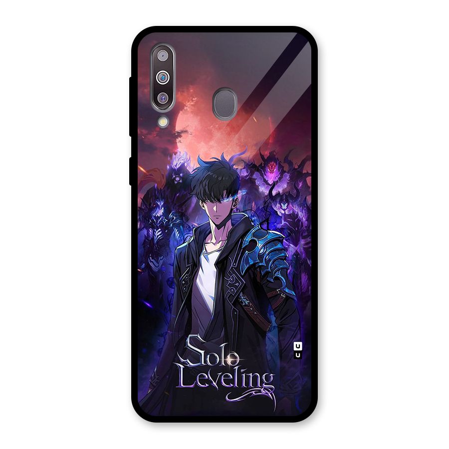 Jinwoo With Knights Glass Back Case for Galaxy M30