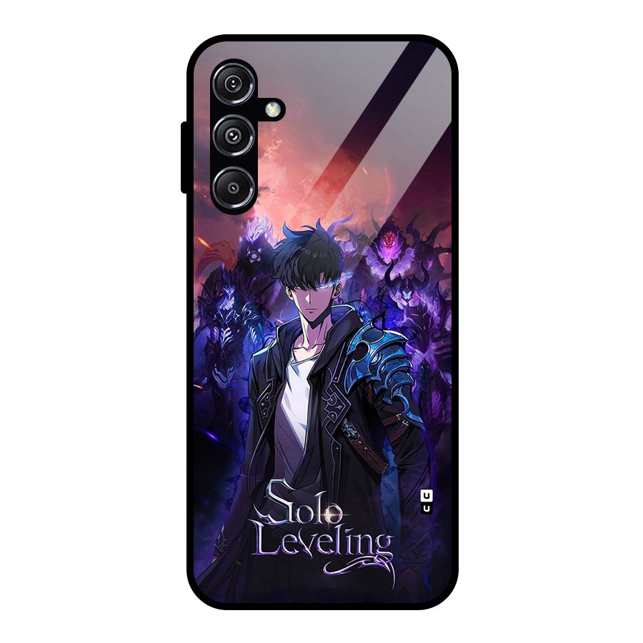 Jinwoo With Knights Glass Back Case for Galaxy M34 5G