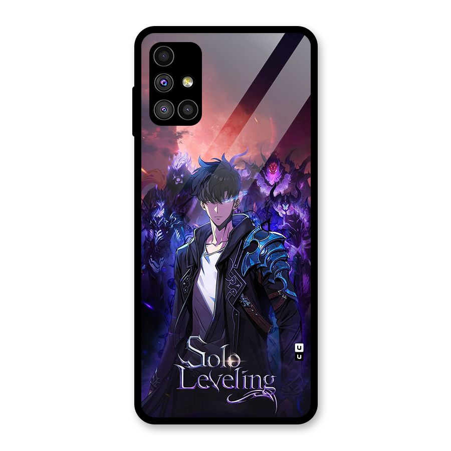 Jinwoo With Knights Glass Back Case for Galaxy M51