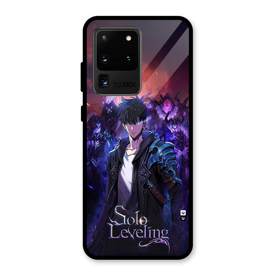 Jinwoo With Knights Glass Back Case for Galaxy S20 Ultra