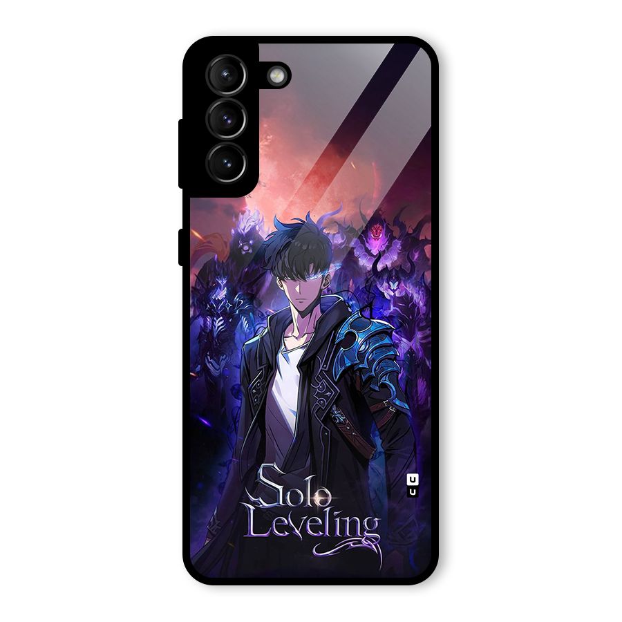 Jinwoo With Knights Glass Back Case for Galaxy S21 Plus