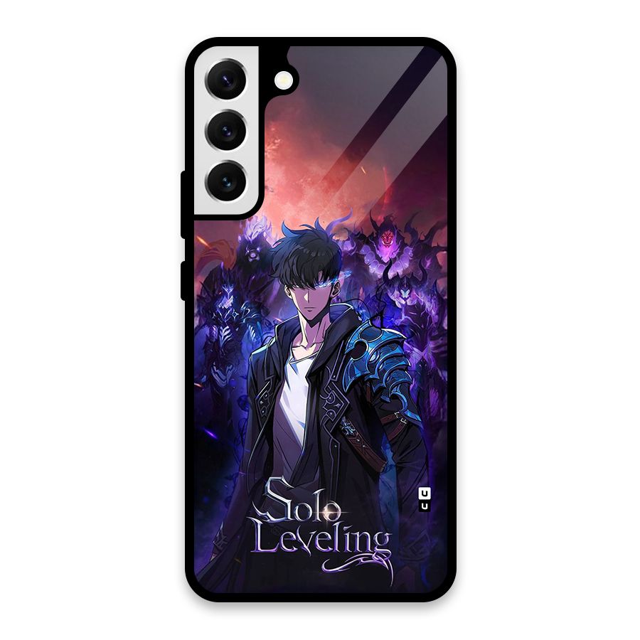 Jinwoo With Knights Glass Back Case for Galaxy S22 Plus 5G