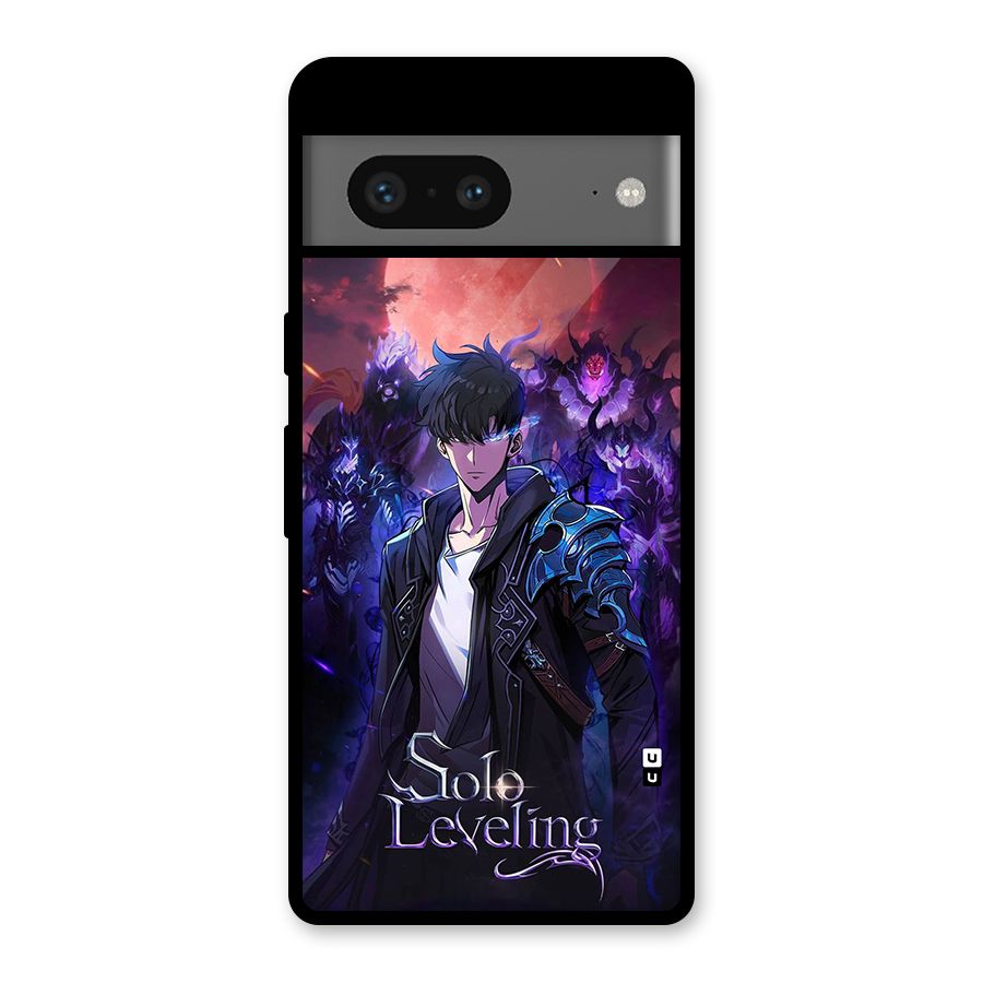 Jinwoo With Knights Glass Back Case for Google Pixel 7