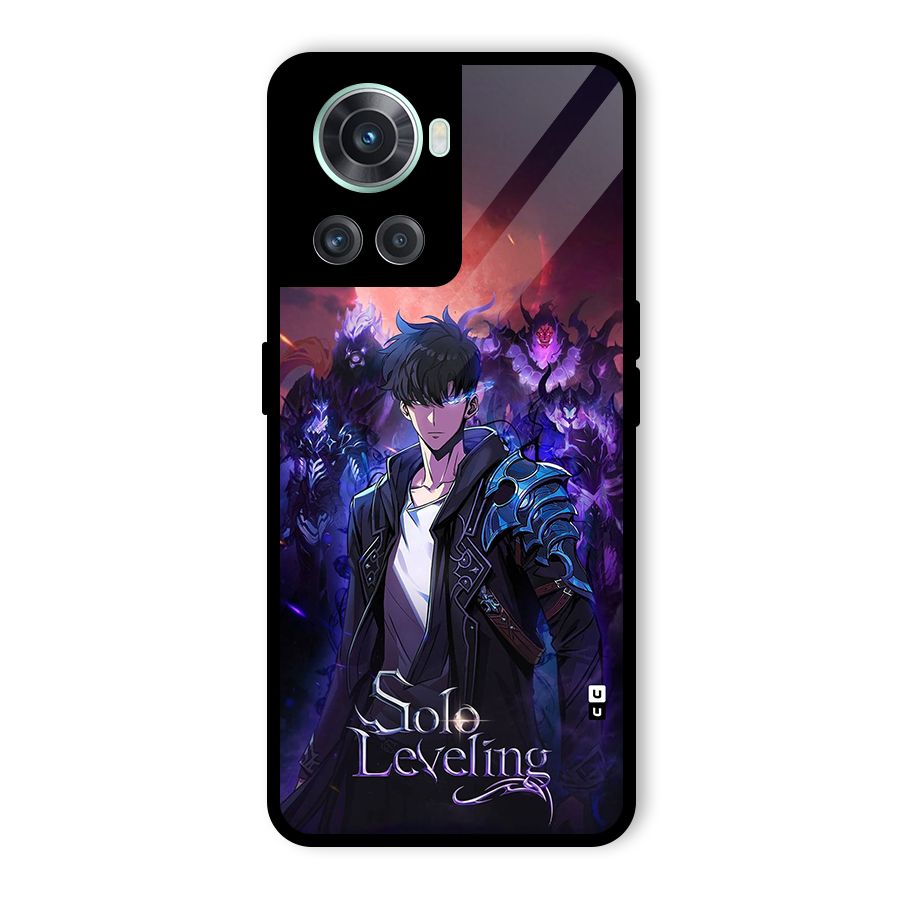 Jinwoo With Knights Glass Back Case for OnePlus 10R