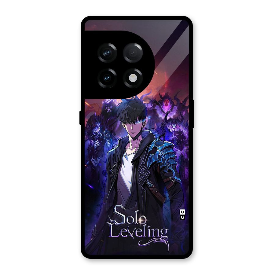 Jinwoo With Knights Glass Back Case for OnePlus 11R