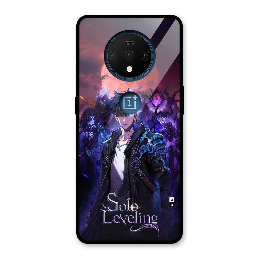Jinwoo With Knights Glass Back Case for OnePlus 7T