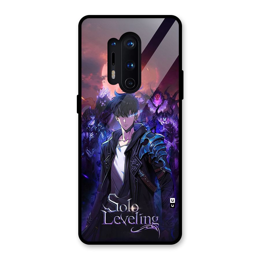 Jinwoo With Knights Glass Back Case for OnePlus 8 Pro