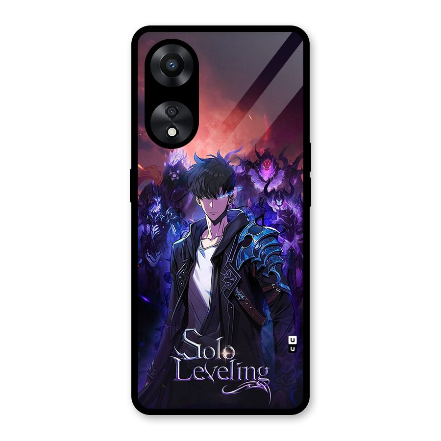 Jinwoo With Knights Glass Back Case for Oppo A78