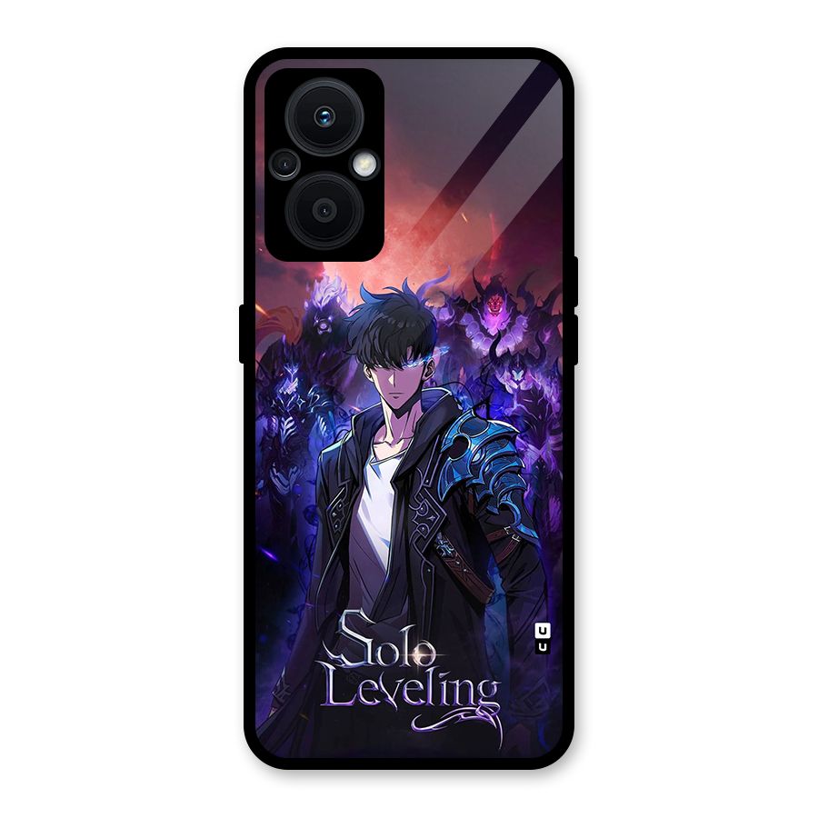 Jinwoo With Knights Glass Back Case for Oppo F21s Pro 5G