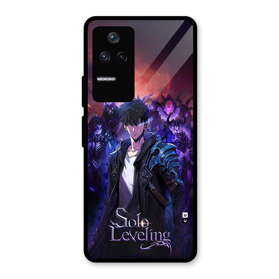 Jinwoo With Knights Glass Back Case for Poco F4 5G