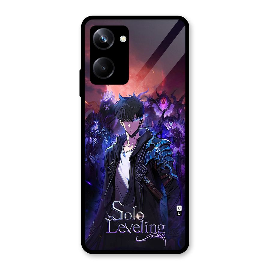Jinwoo With Knights Glass Back Case for Realme 10 Pro