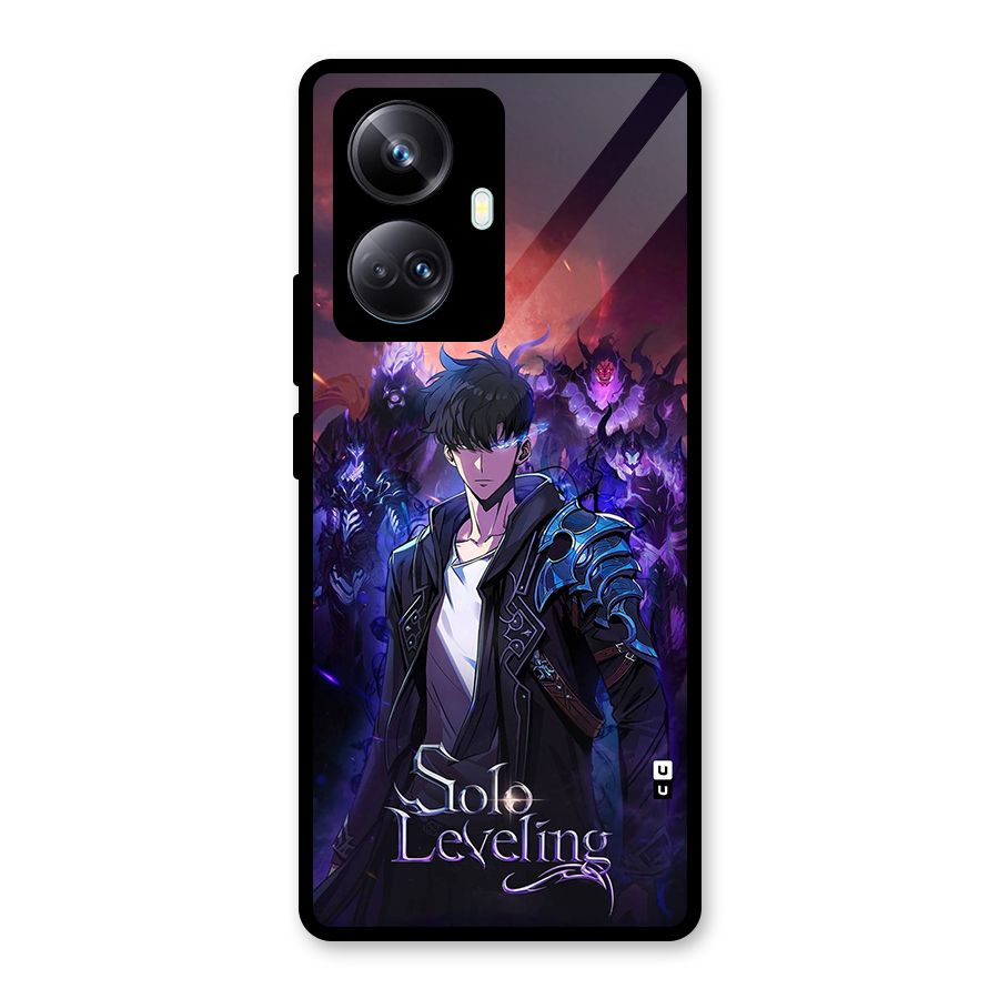 Jinwoo With Knights Glass Back Case for Realme 10 Pro Plus