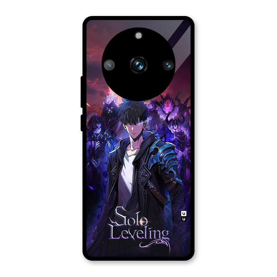 Jinwoo With Knights Glass Back Case for Realme 11 Pro Plus