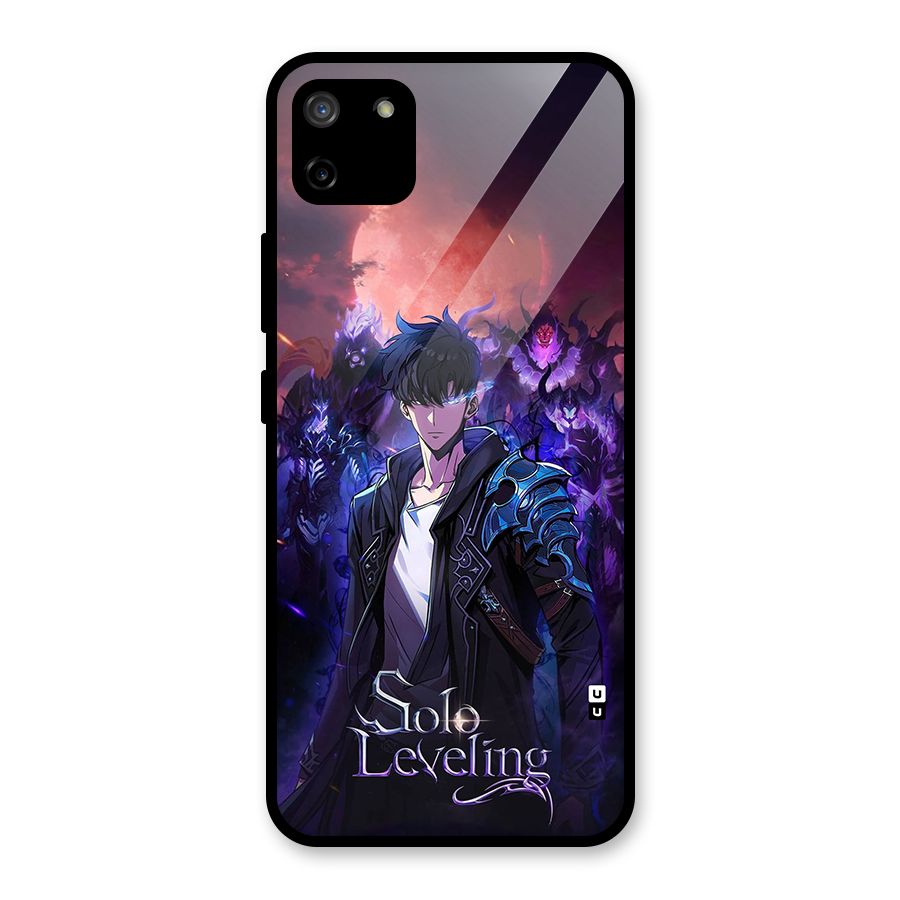 Jinwoo With Knights Glass Back Case for Realme C11