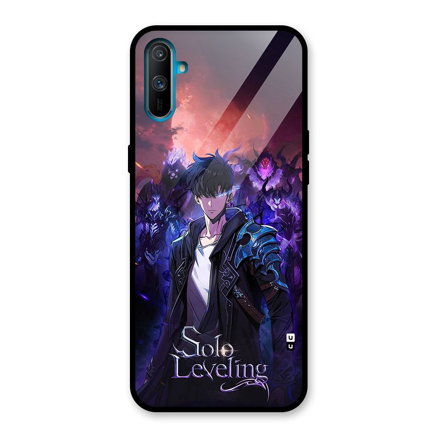 Jinwoo With Knights Glass Back Case for Realme C3