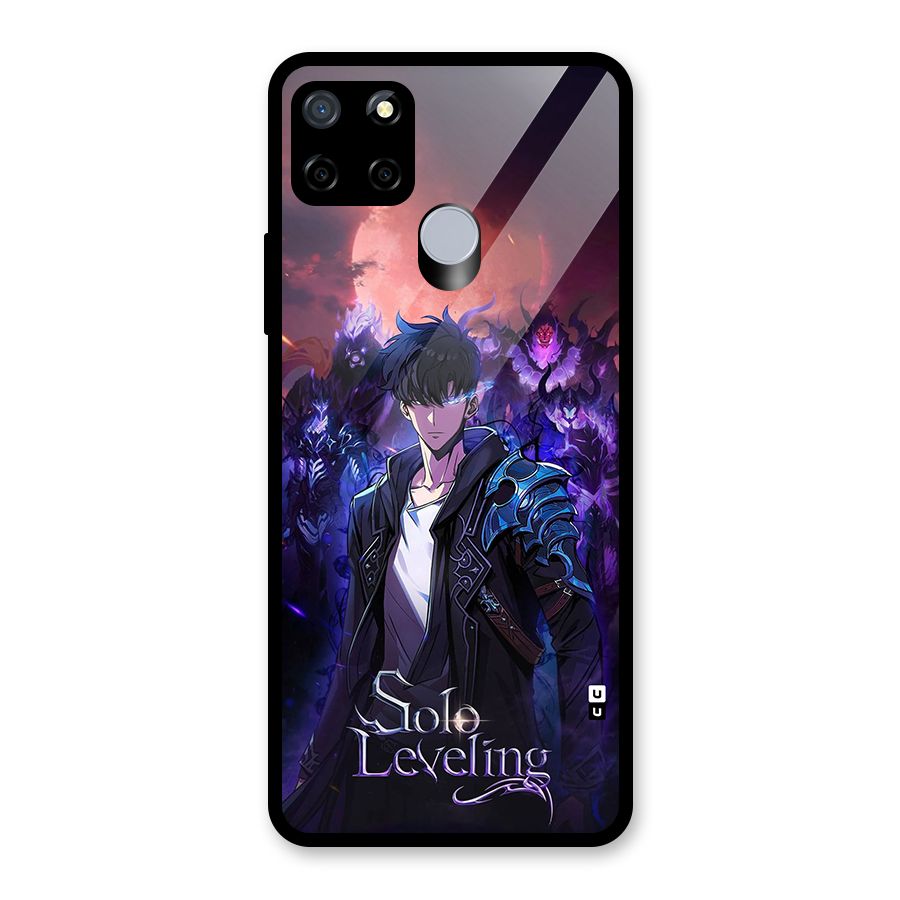 Jinwoo With Knights Glass Back Case for Realme Narzo 20
