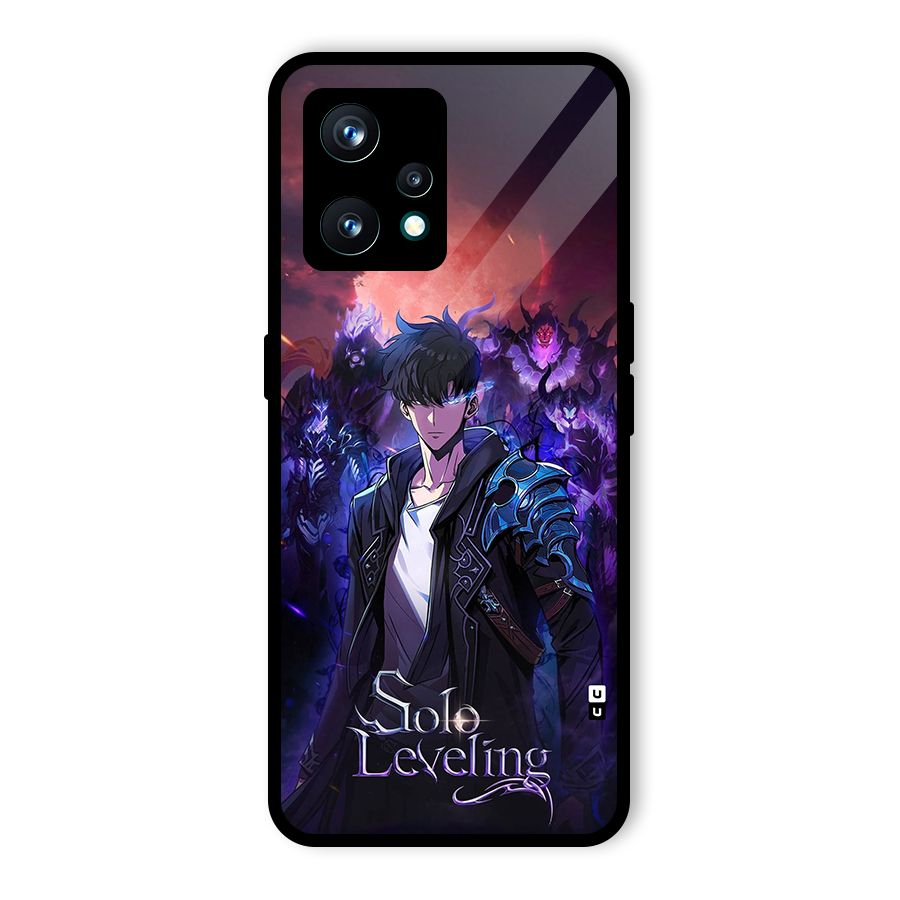 Jinwoo With Knights Glass Back Case for Realme Narzo 50 Pro