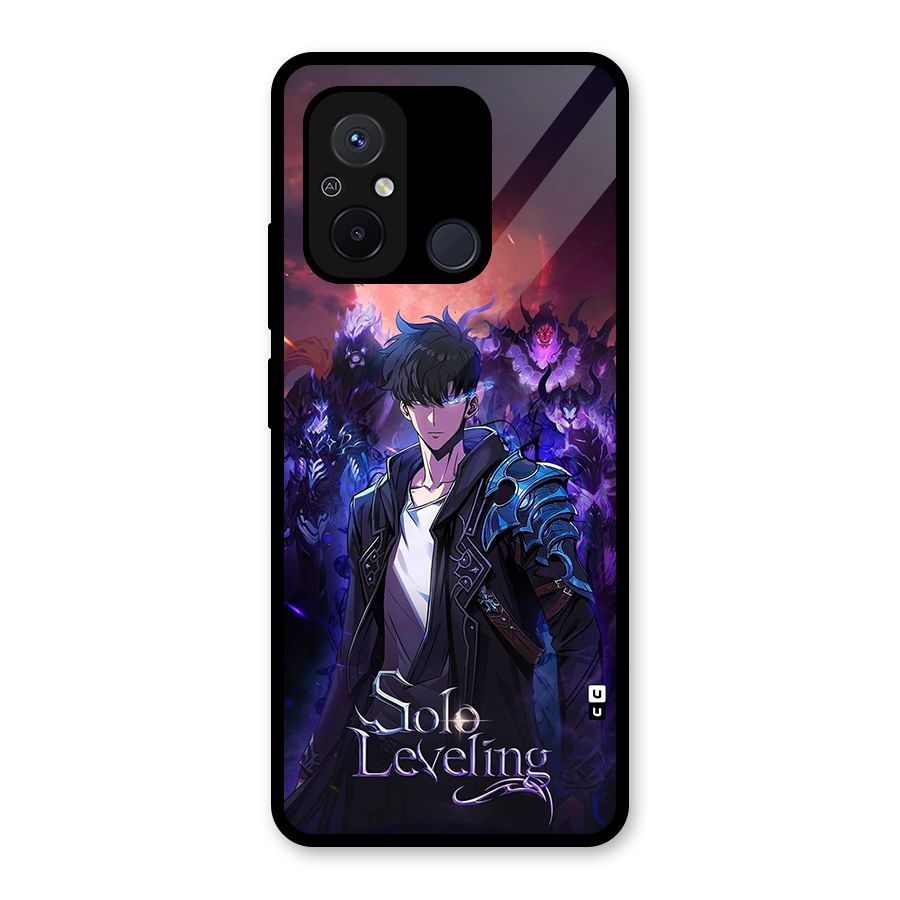 Jinwoo With Knights Glass Back Case for Redmi 12C