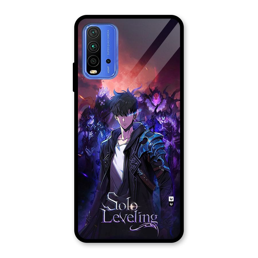 Jinwoo With Knights Glass Back Case for Redmi 9 Power