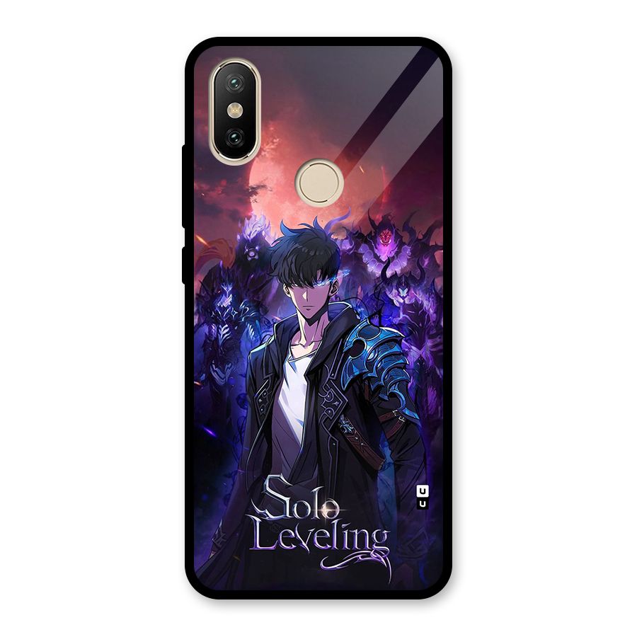 Jinwoo With Knights Glass Back Case for Redmi A2