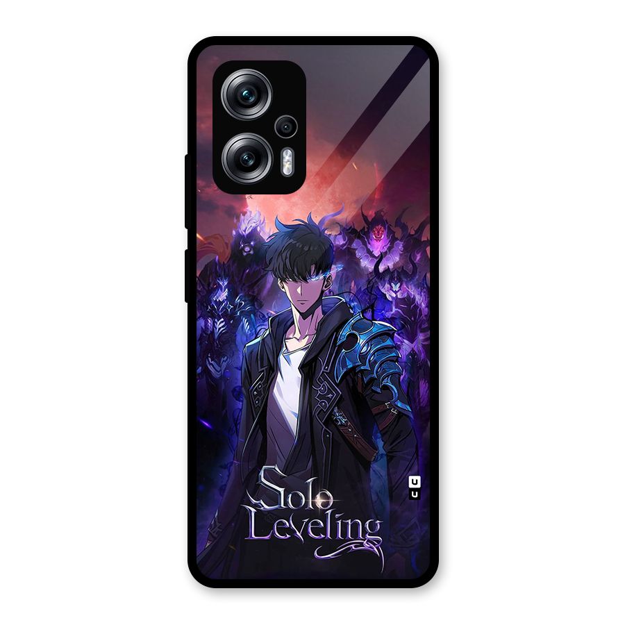 Jinwoo With Knights Glass Back Case for Redmi K50i
