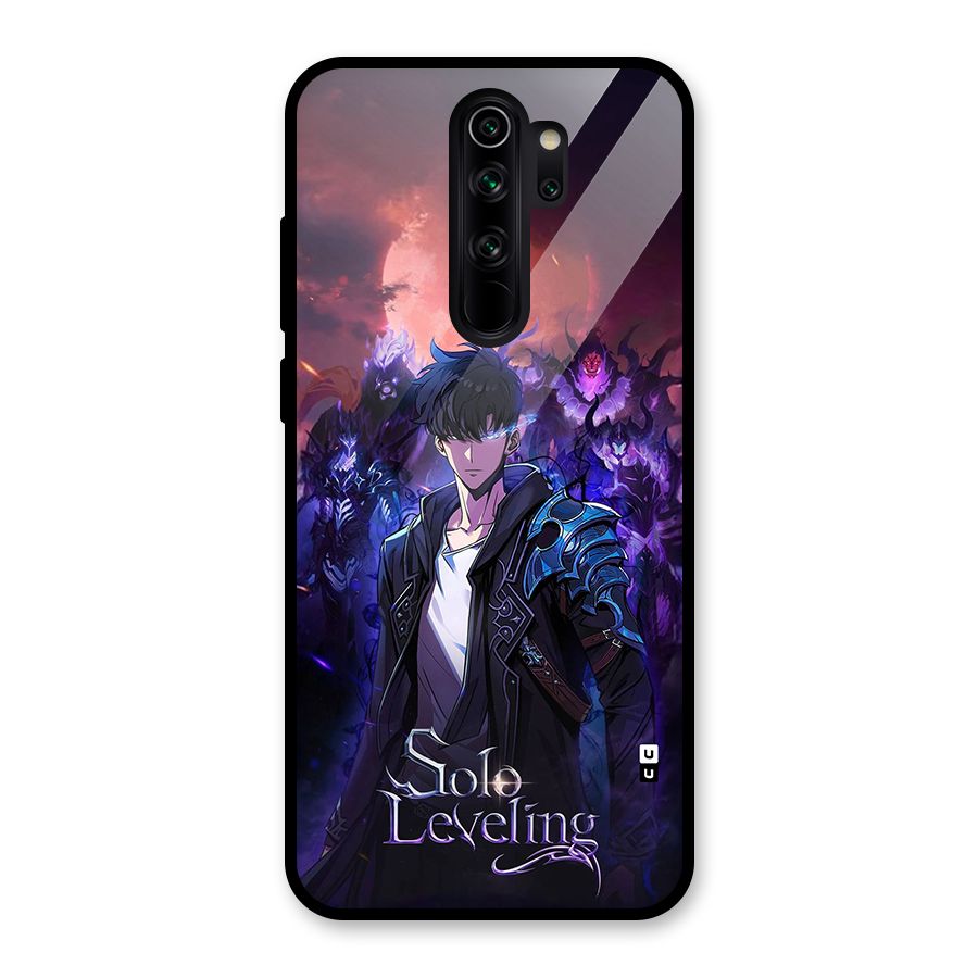 Jinwoo With Knights Glass Back Case for Redmi Note 8 Pro