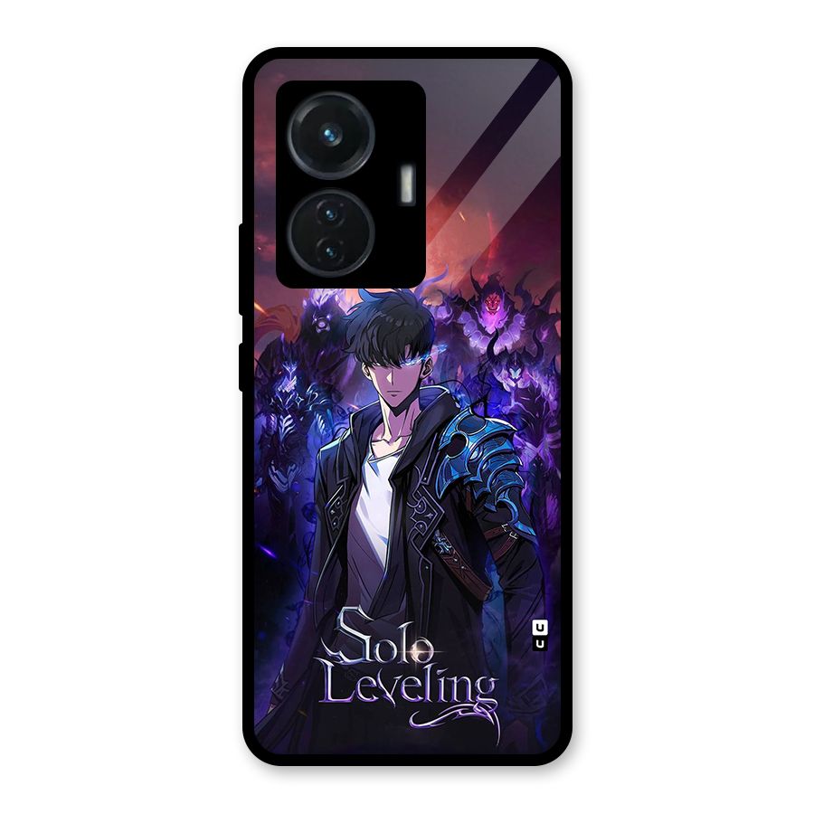 Jinwoo With Knights Glass Back Case for Vivo T1 44W