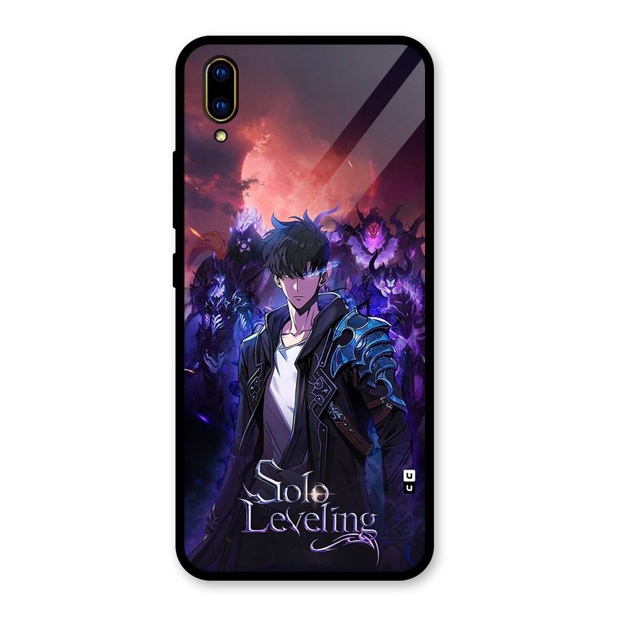 Jinwoo With Knights Glass Back Case for Vivo V11 Pro
