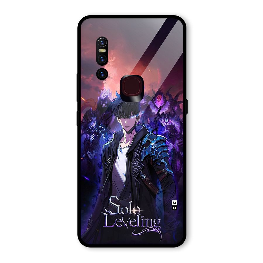 Jinwoo With Knights Glass Back Case for Vivo V15