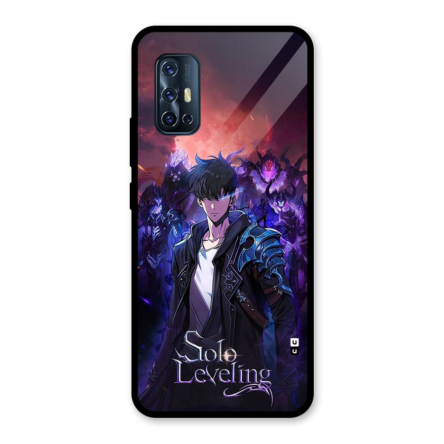Jinwoo With Knights Glass Back Case for Vivo V17