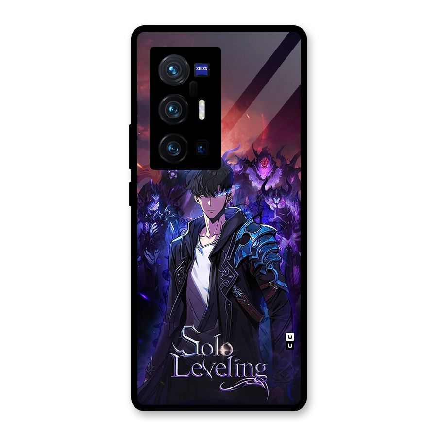 Jinwoo With Knights Glass Back Case for Vivo X70 Pro Plus