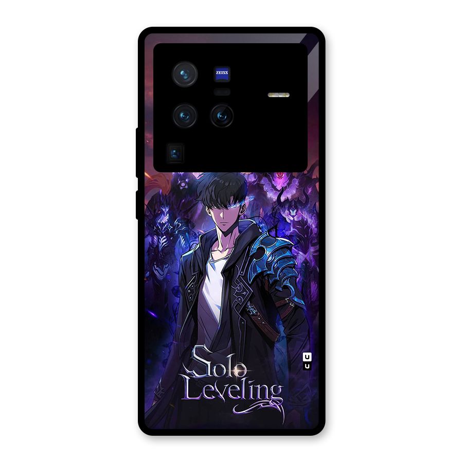 Jinwoo With Knights Glass Back Case for Vivo X80 Pro