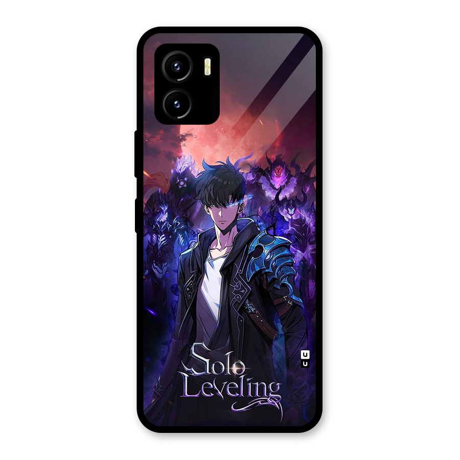 Jinwoo With Knights Glass Back Case for Vivo Y15s