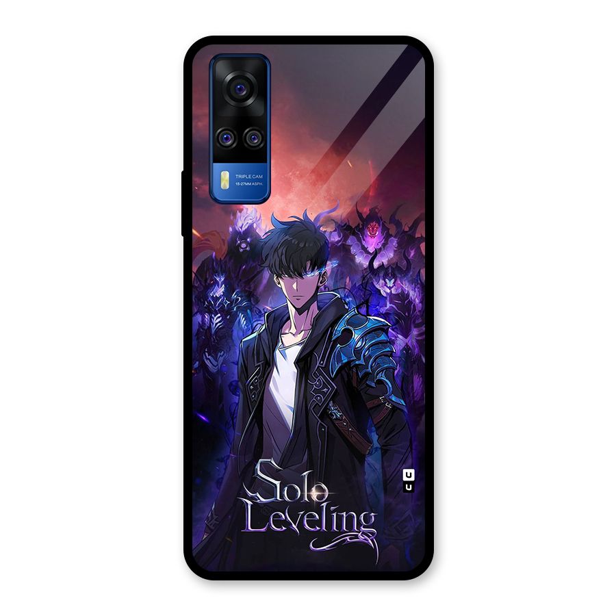 Jinwoo With Knights Glass Back Case for Vivo Y31