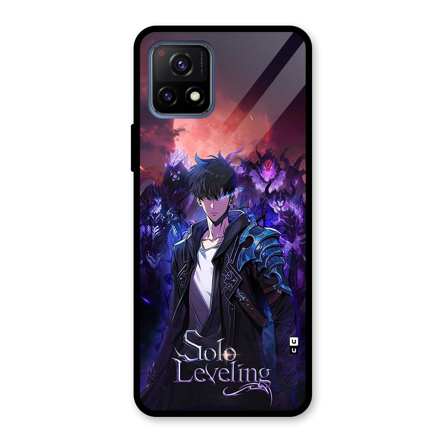 Jinwoo With Knights Glass Back Case for Vivo Y72 5G