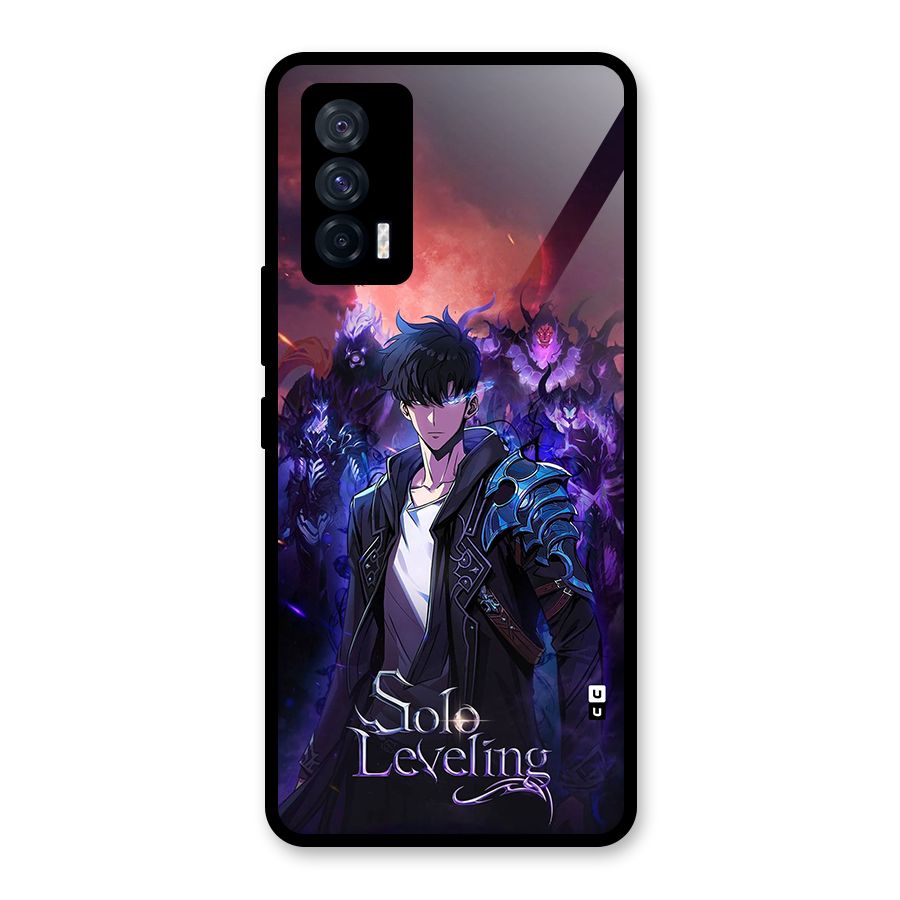 Jinwoo With Knights Glass Back Case for Vivo iQOO 7 5G