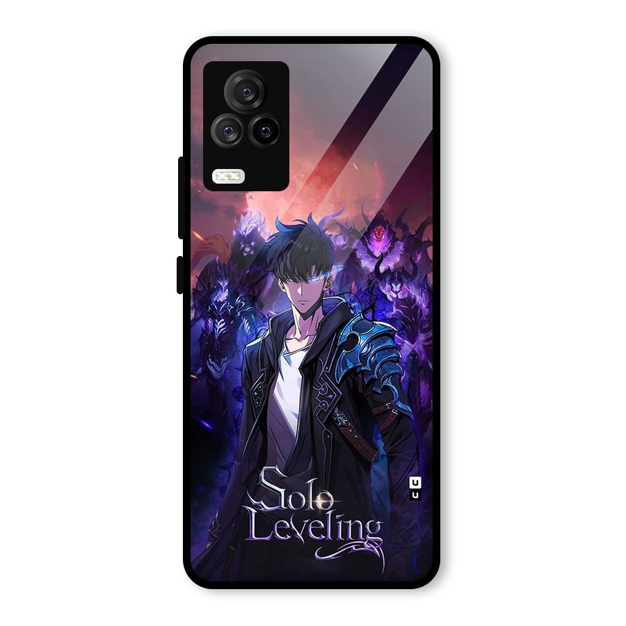 Jinwoo With Knights Glass Back Case for Vivo iQOO 7 Legend 5G