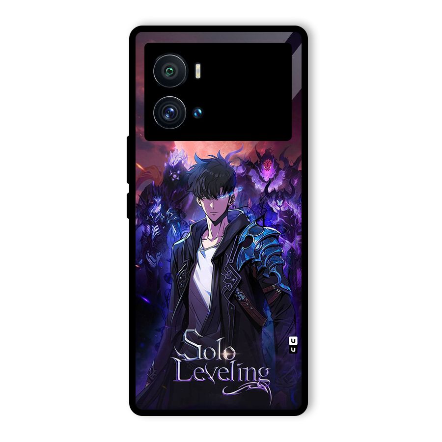Jinwoo With Knights Glass Back Case for Vivo iQOO 9 Pro