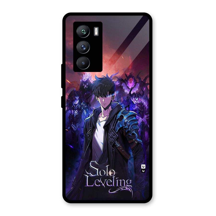 Jinwoo With Knights Glass Back Case for Vivo iQOO 9 SE