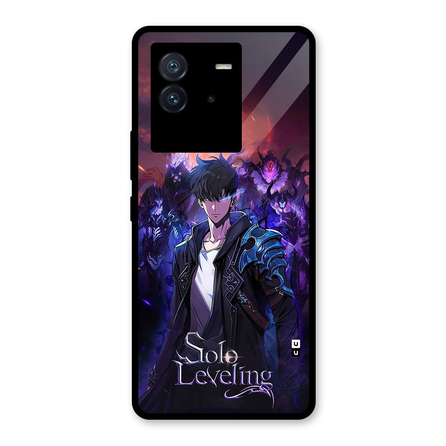 Jinwoo With Knights Glass Back Case for Vivo iQOO Neo 6 5G