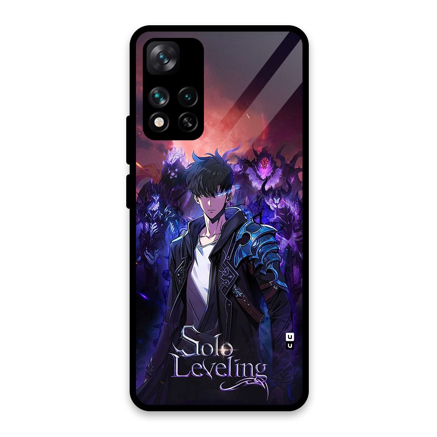 Jinwoo With Knights Glass Back Case for Xiaomi 11i HyperCharge 5G